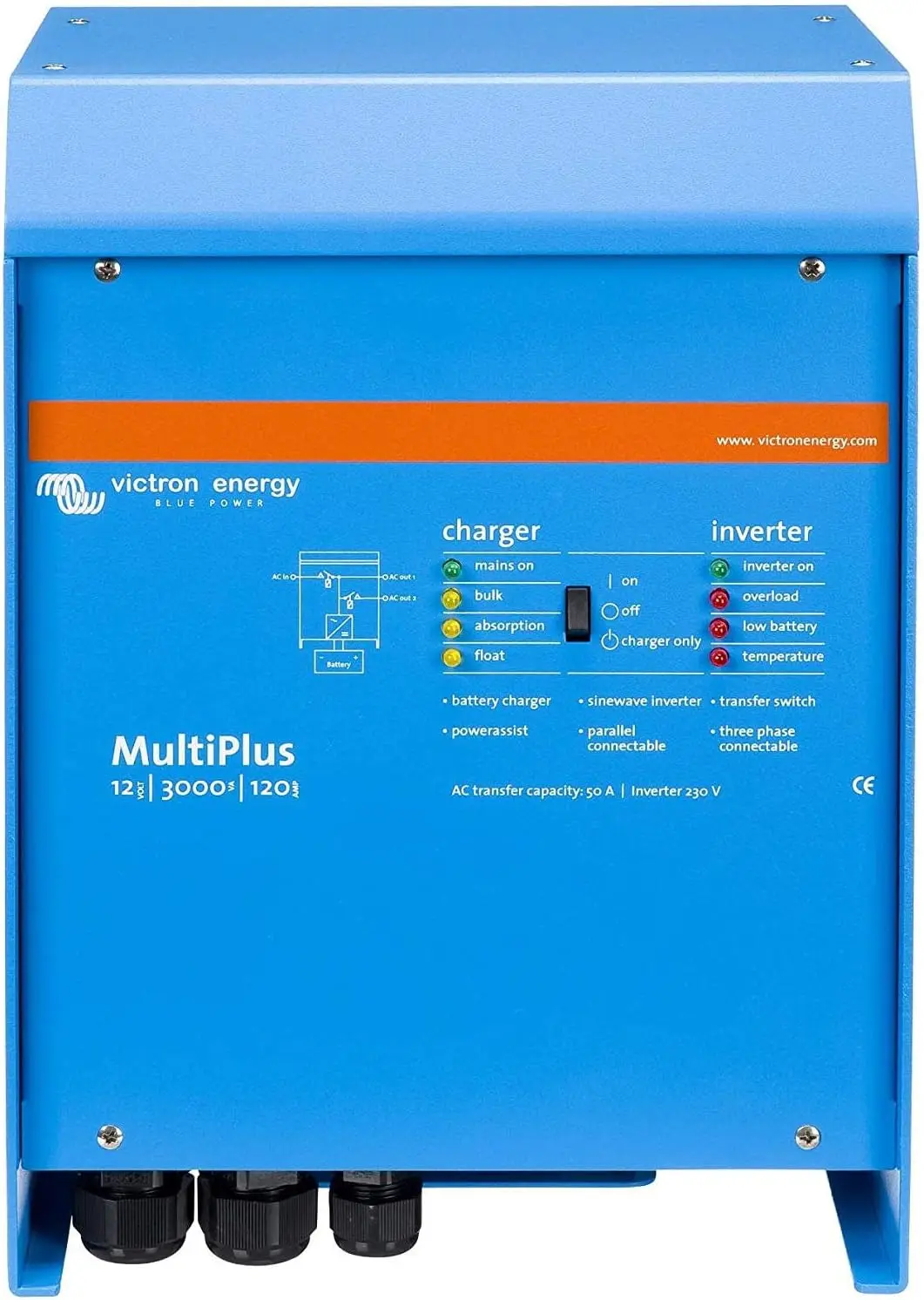 Victron Inverter Multiplus - Custom Programmed Victron Energy MultiPlus 3000
