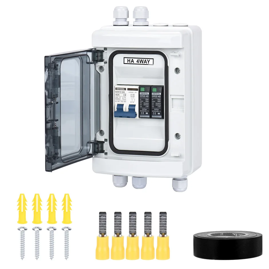 Solar Combiner Box - Solar DC Disconnect Switch With Lightning