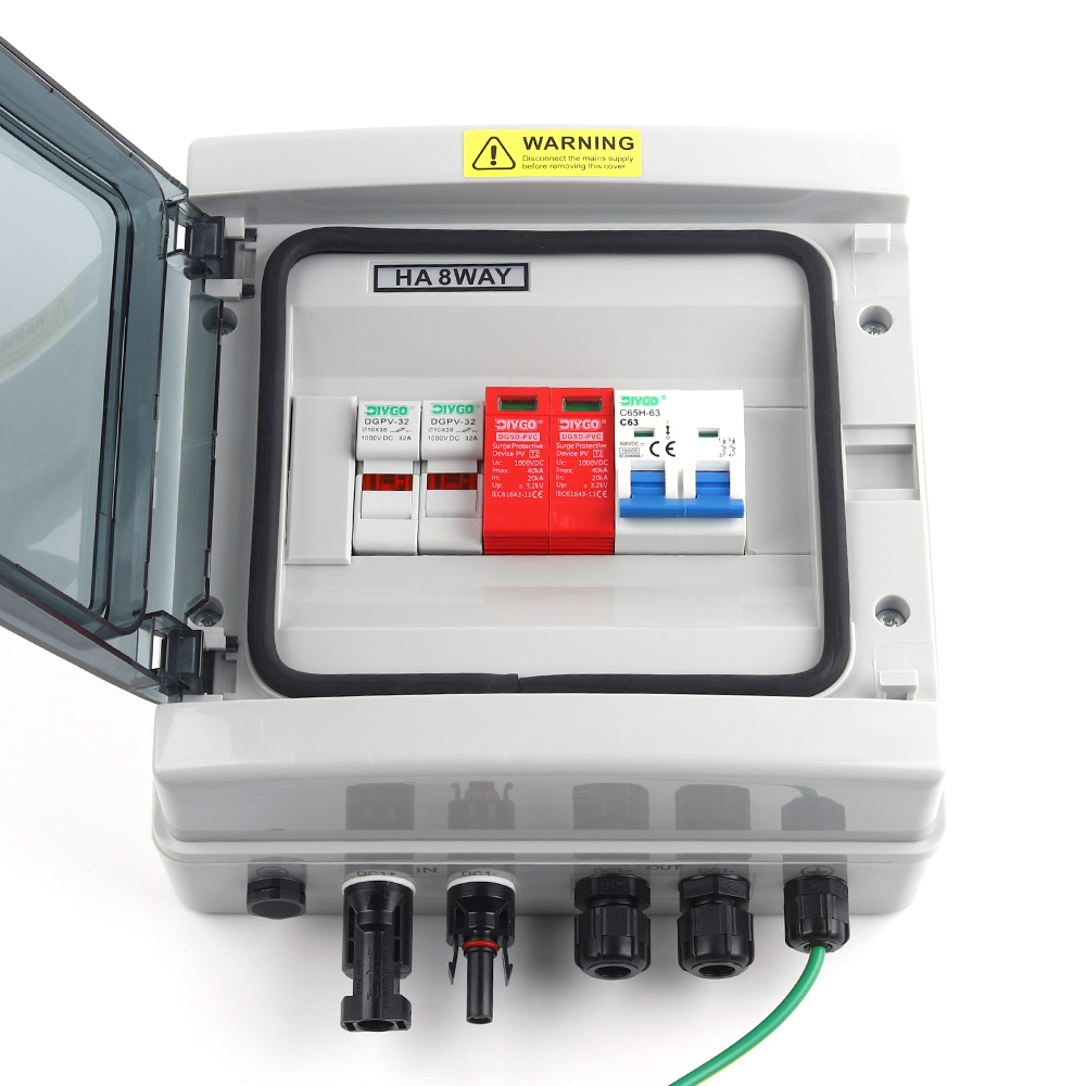 Solar Combiner Box - 500V 1 Input 1 Output DC