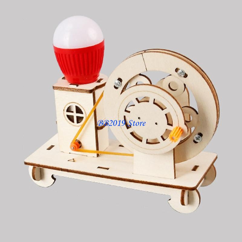 Q0KB Creative Wooden Hand Cran - Renewable Energy Growth 评论和价格