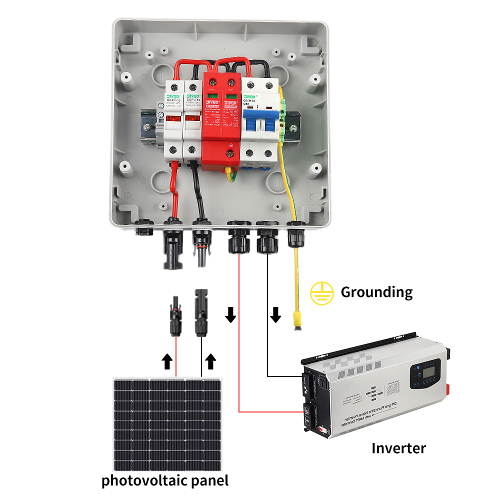 500V 1 Input 1 Output DC Solar - Solar Combiner Box 评论和价格